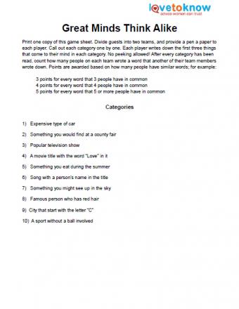 Printable dirty minds game questions 1