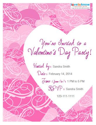 Valentine's Day Party Invitation Templates and Ideas | LoveToKnow