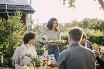 thirtieth birthday al fresco dinner