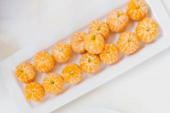 Halloween mandarin pumpkins