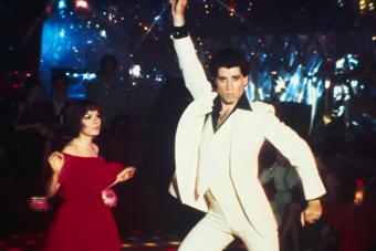 John Travolta Dancing in Saturday Night Fever