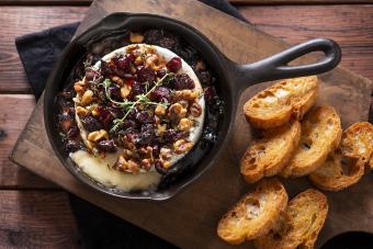 baked brie with cranberries