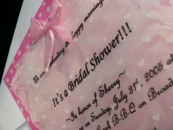  Bridal Shower invitation