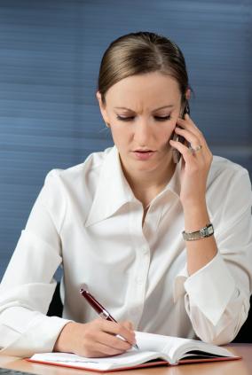 woman on phone