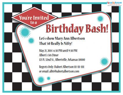 50th surprise birthday invitations for him