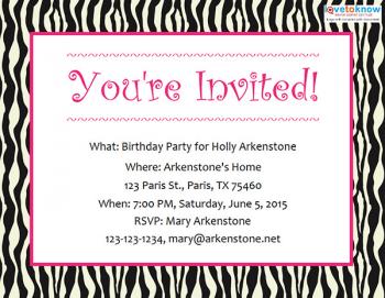 A Birthday Invitations For A Teenager 9