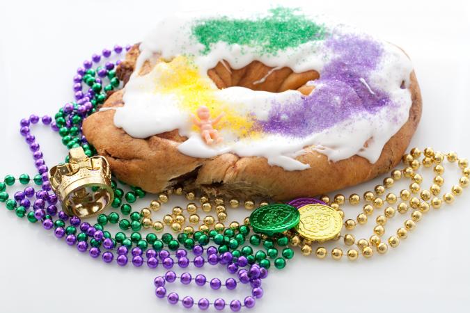Mardi Gras king cake