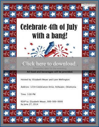 patriotic party invitations lovetoknow