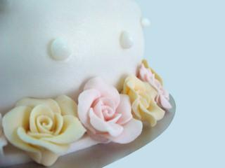 Quinceañera cake detail