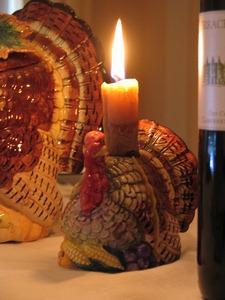 Turkey candleholder