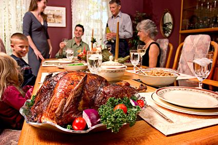 Thanksgiving table