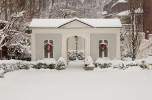 Home in the snow