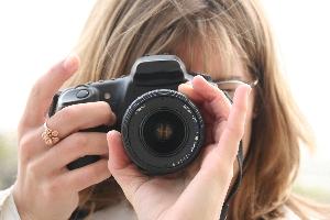 Woman Taking a Photo