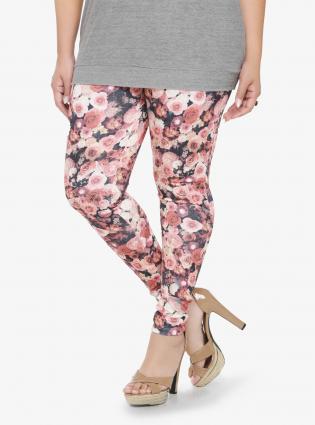 Dark Floral Print Leggings from Torrid