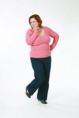 woman in casual pants