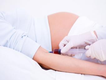 pregnant blood draw