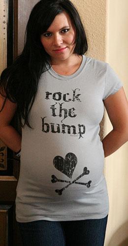 Rock the bump t-shirt at BellaBlu Maternity