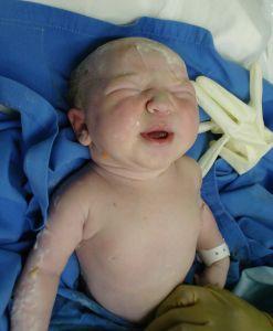 Photo of a newborn baby