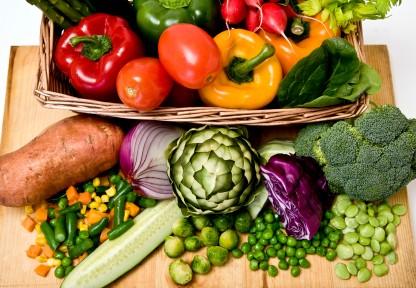 Fresh vegetables for a healthy diet