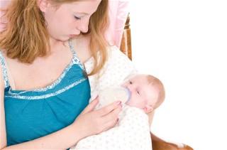 Photo of a teenage mother
