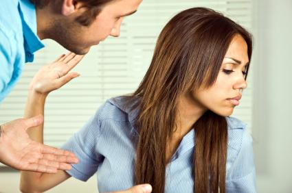 Couple having an argument