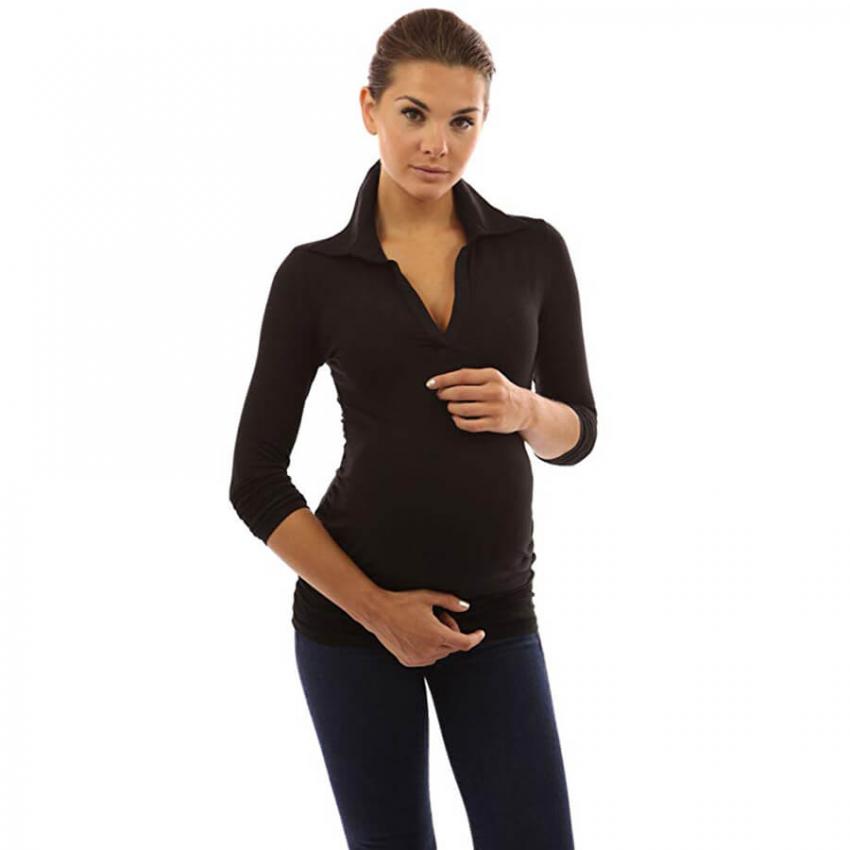 Maternity Polo Shirts and Collared Tees LoveToKnow Health & Wellness