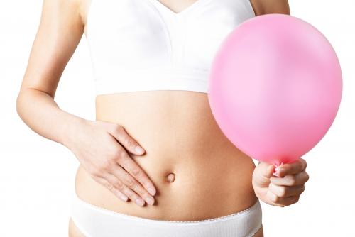 Swollen stomach in early pregnancy