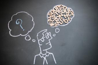 Giving message with bubble speech