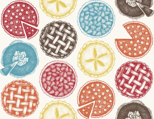 pie illustrations