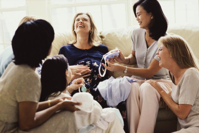 Women at a bridal shower