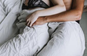 Pareja en la cama