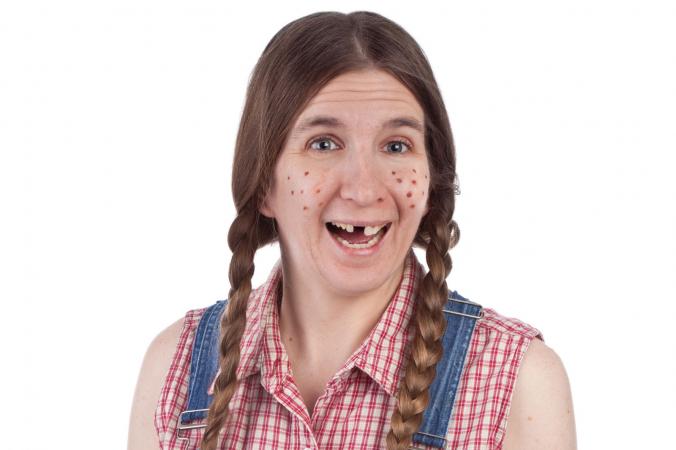 Una mujer menos atractiva