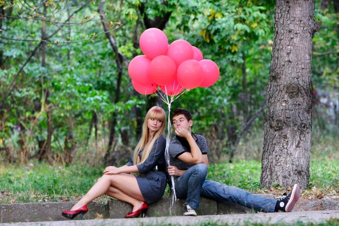 Pareja adolescente