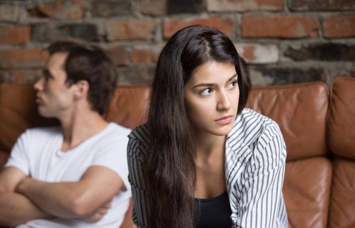 Pareja con problemas de comunicación