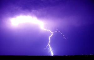 A lighting bolt