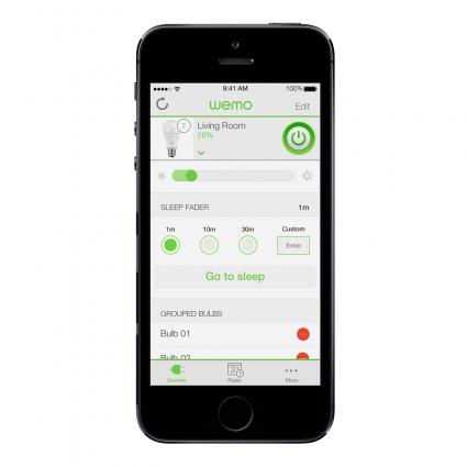 Wemo iOS light switch
