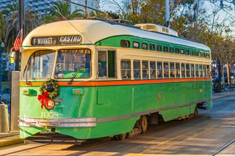 San Francisco F rail line car