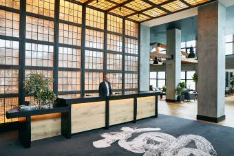 Front Desk at Hotel Kabuki