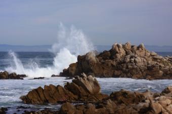 Rocky California coast at Big Sur