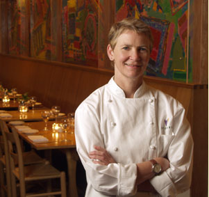 Annie Somerville cooks up fine fare at Greens.
