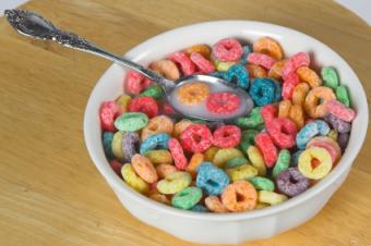 colorful breakfast cereal