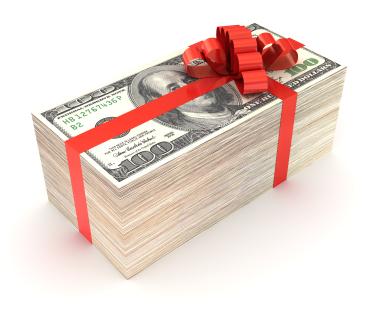 pile of money