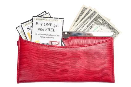 Coupons and cash