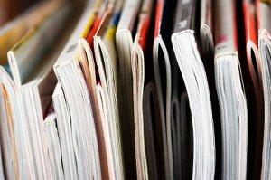 Collection of health books and magazines