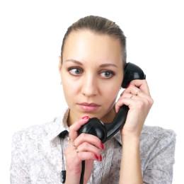 woman on phone