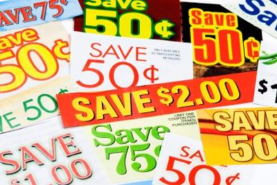 Stack of Coupons