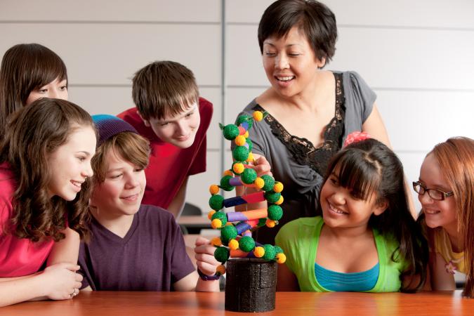 Students Study DNA