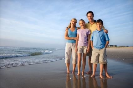 family on vacation