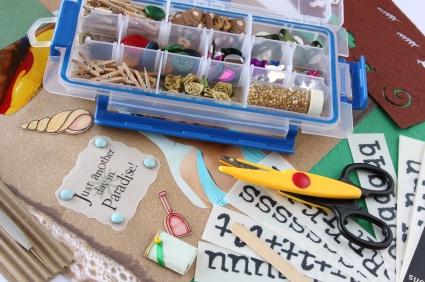 scrapbooking storage