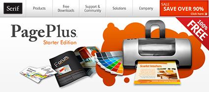 Screen Shot of Page Plus Website